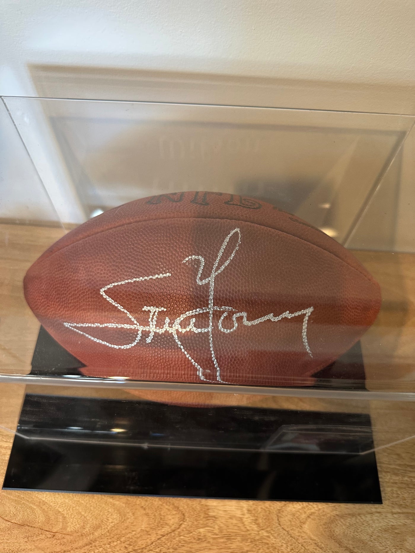 Steve Young Wilson Signed Football