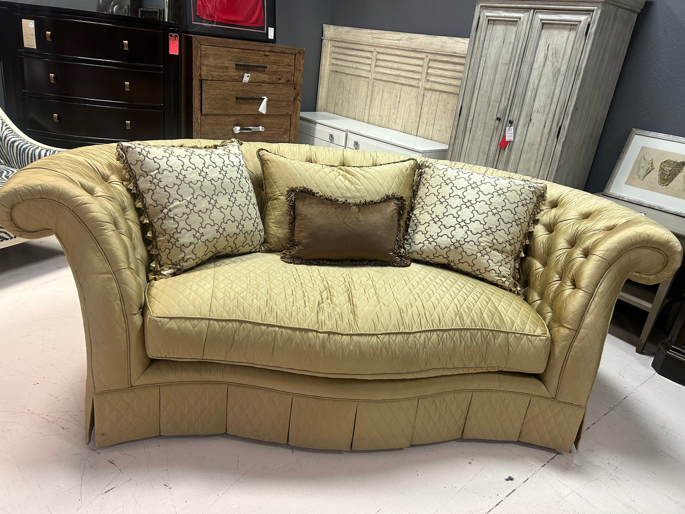 Custom Tufted Sofa
