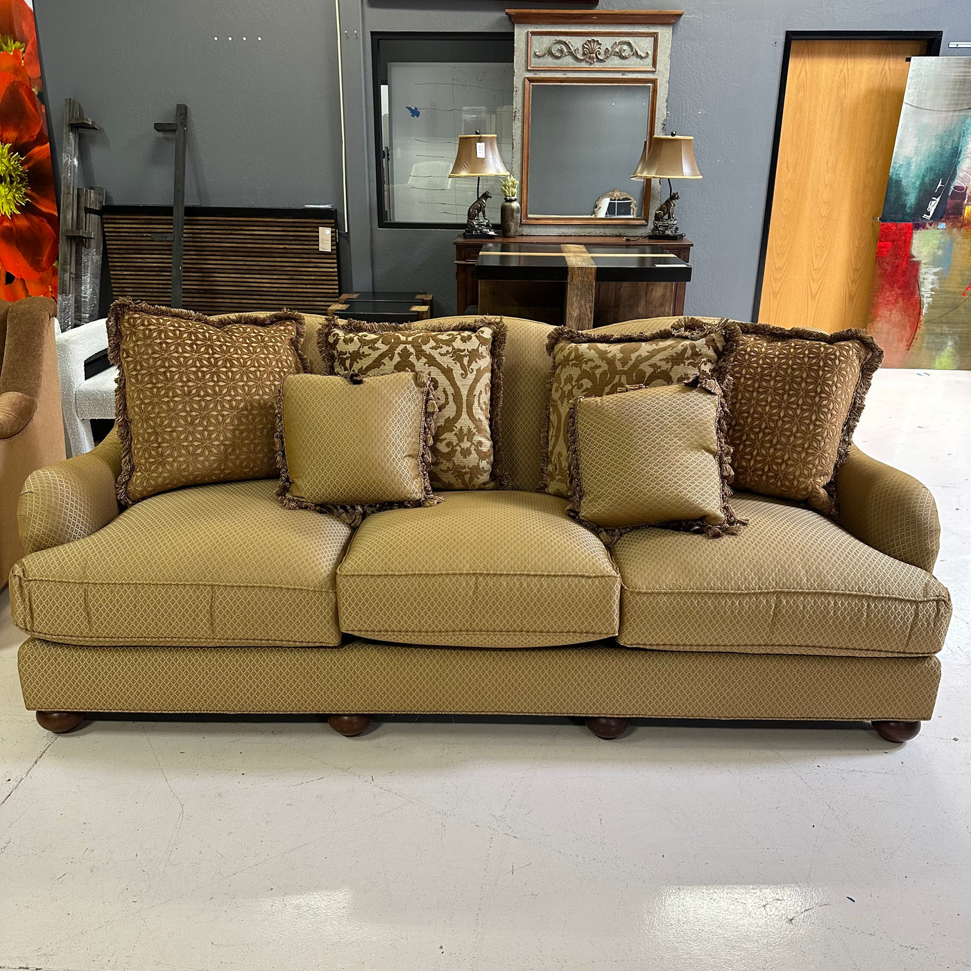 Lexington Custom brown  Sofa