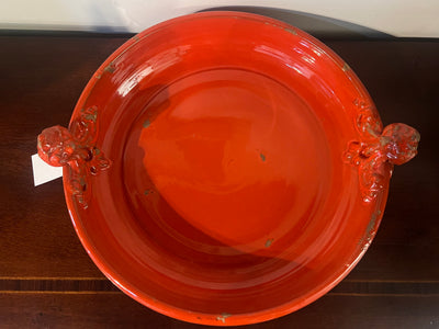 Red Fortunata Italian Ceramic Bowl