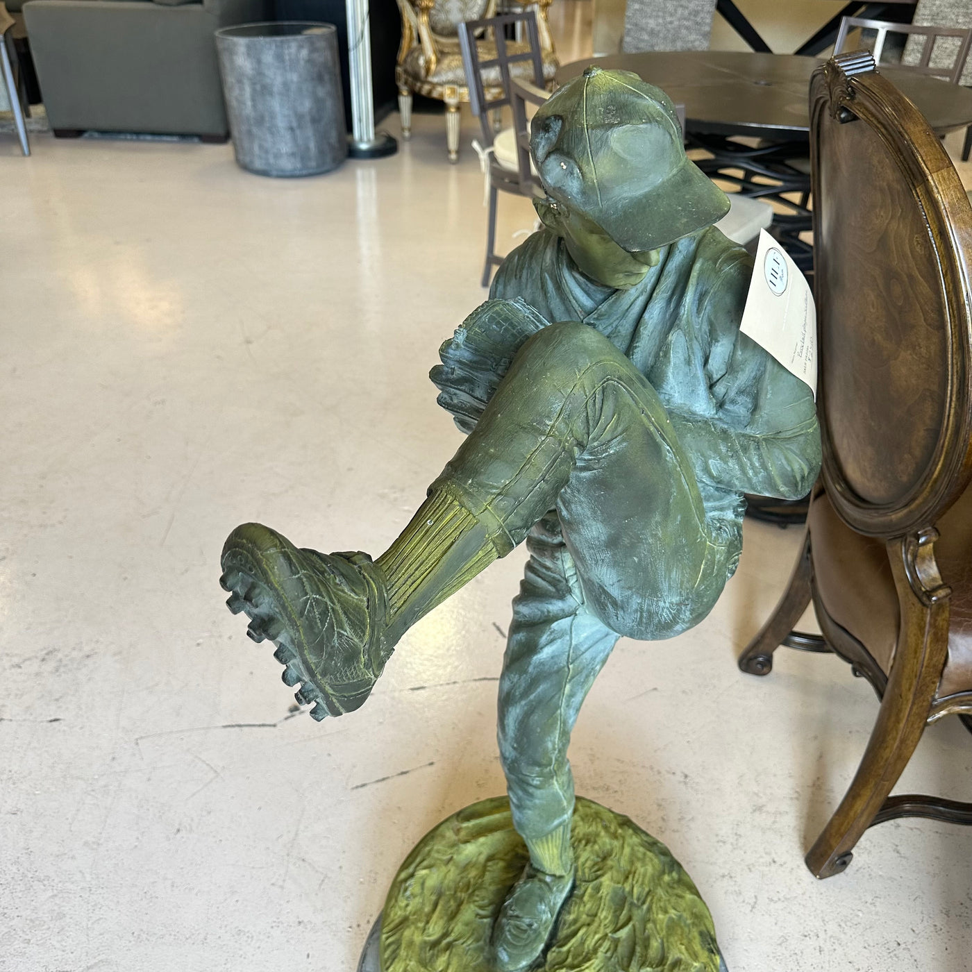 Jim Davidson bronze Pitcher Sculpture