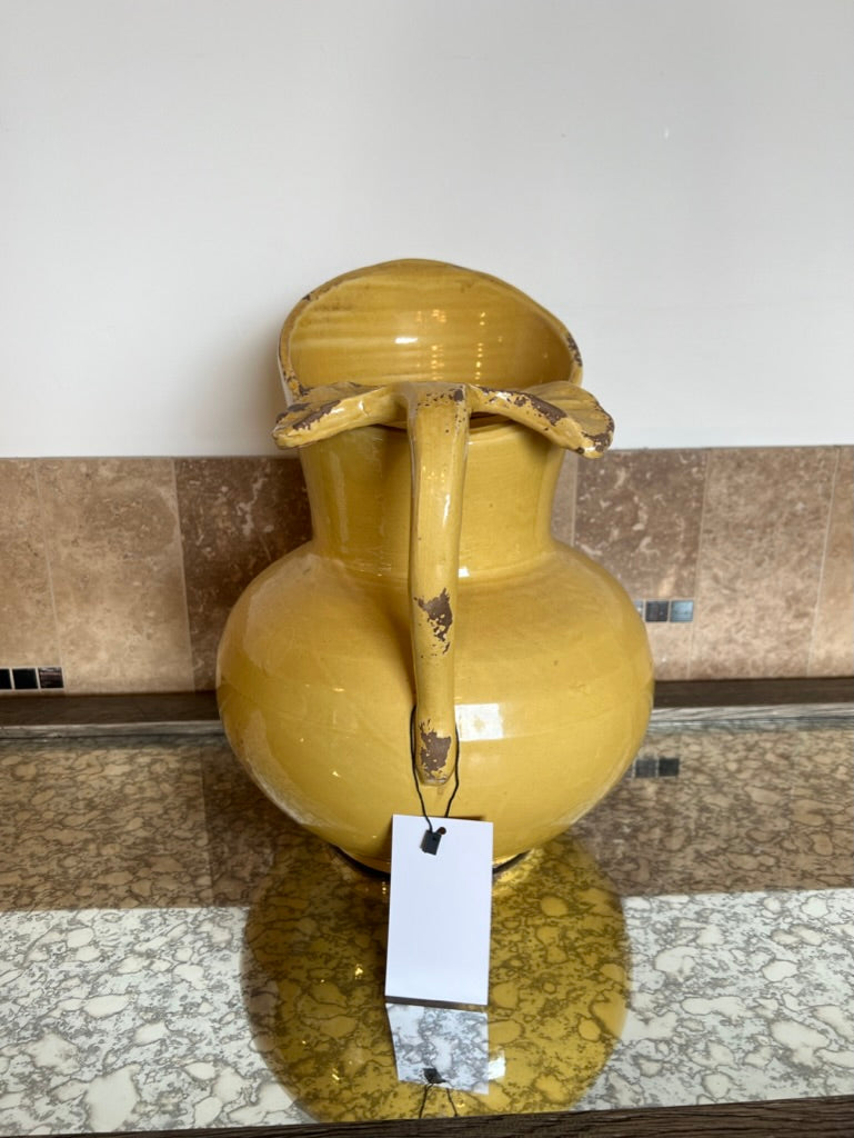 Yellow Fortunata Italian Ceramic Vase