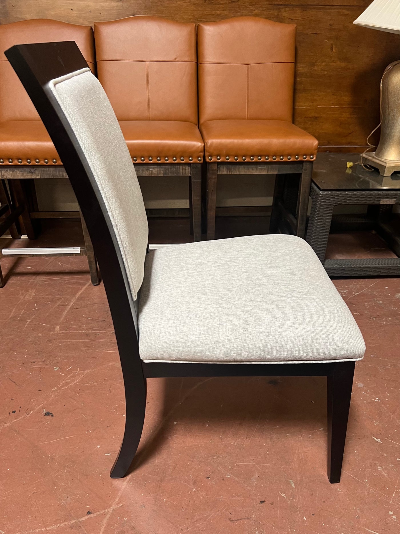 Canadel Gray & Black Accent Chair