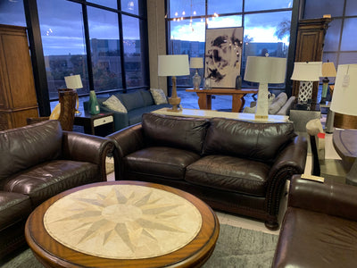 Leather Sofa Set