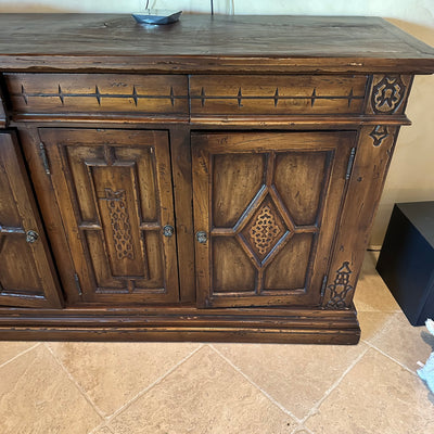 Wood credenza