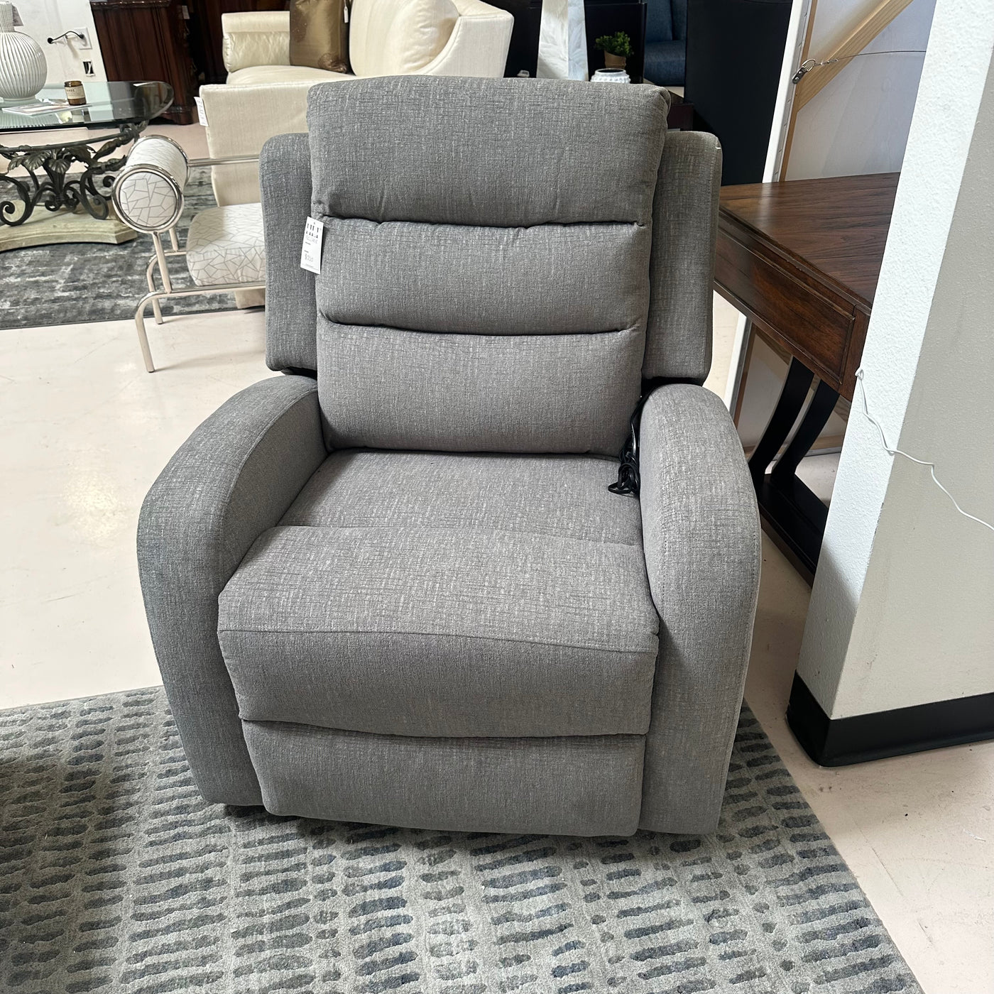 Gray Recliner Accent Chair
