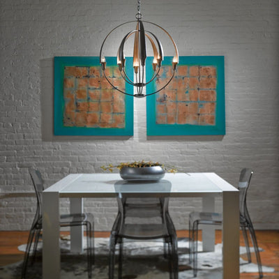 Hubbardton Forge  Double Cirque chandelier