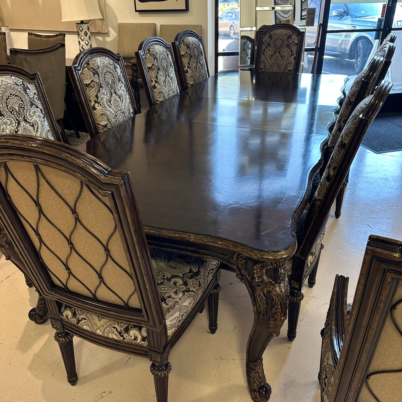 Marge Carson Trianon Court Dining Table & Chairs Set
