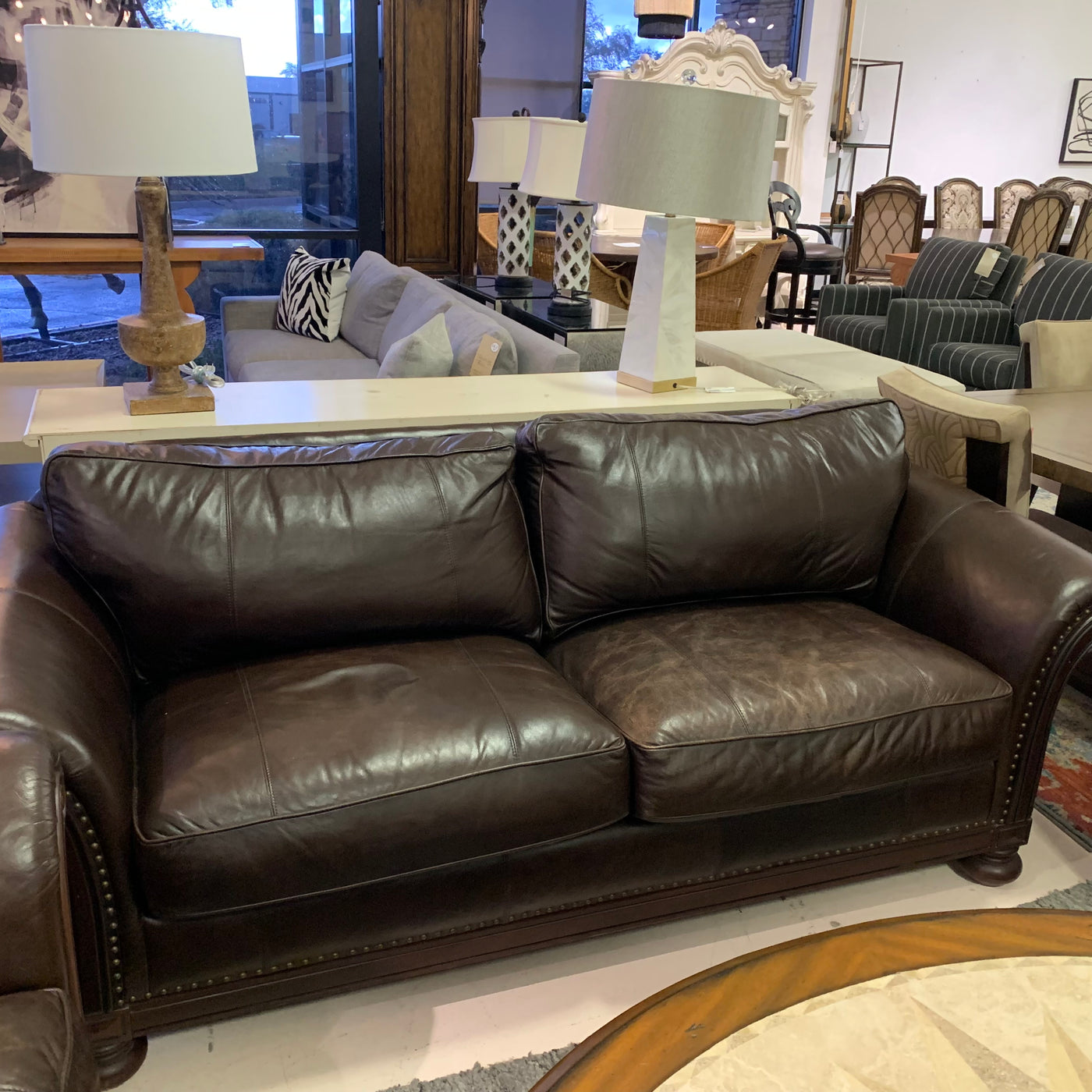 Leather Sofa Set