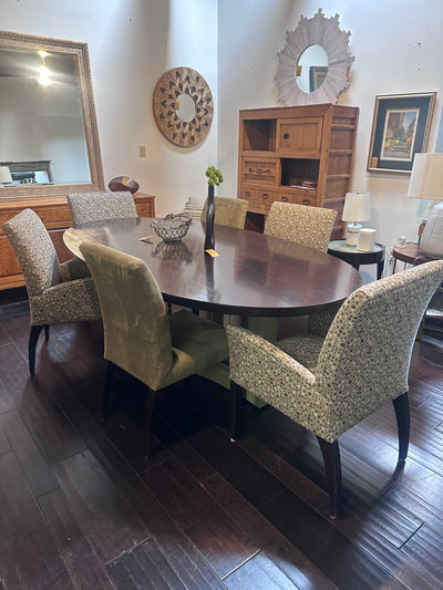 Kravet custom dining table and chairs