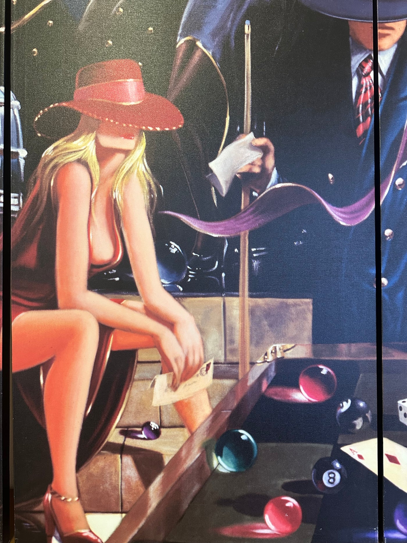 Victor Ostrovsky "End Game" Triptych Artwork