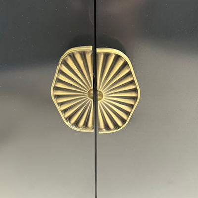 Kravet  Lotus blue cabinet