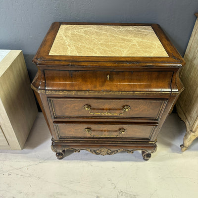 marge carson granite nightstand