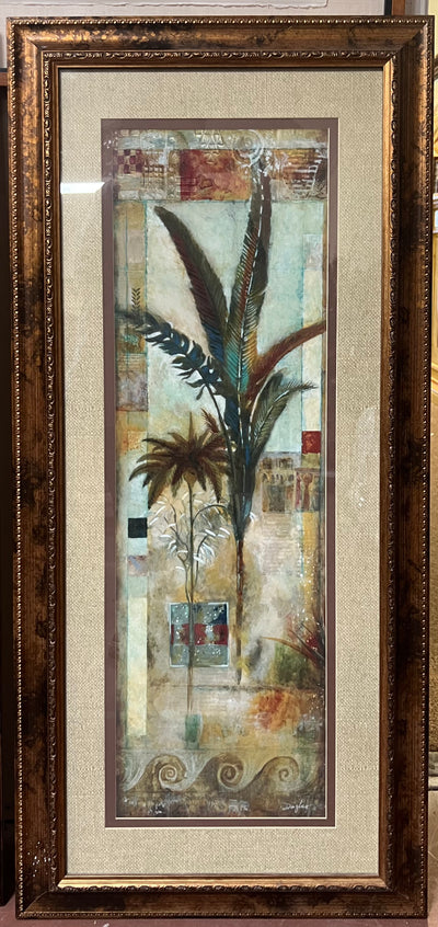 Framed Palm Tree Art Set