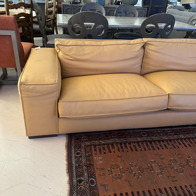 Ralph M Genuine Leather Sofa