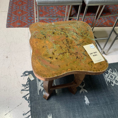 Copper End Table