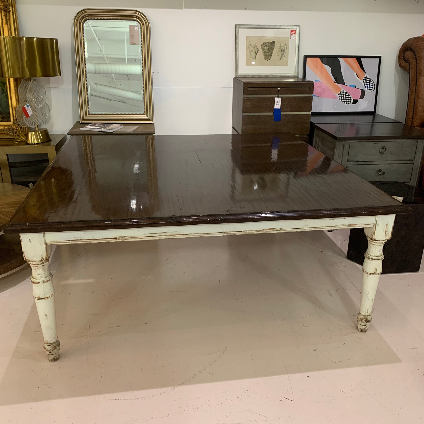 “Farmhouse” Style Dining Table