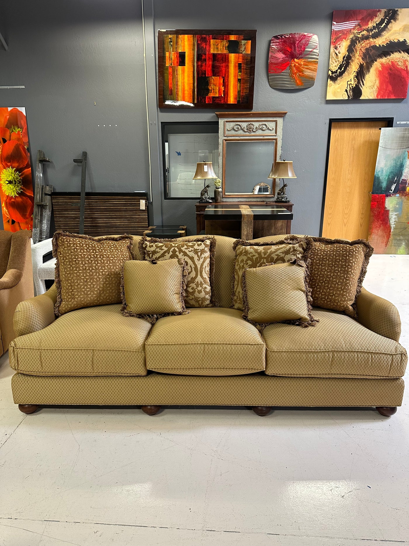 Lexington Custom brown  Sofa