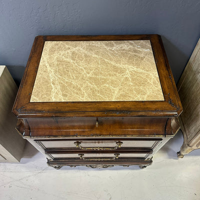 marge carson granite nightstand