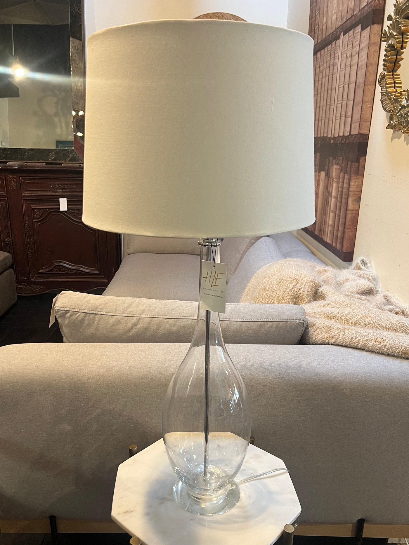 Contemporary Glass Table Lamp