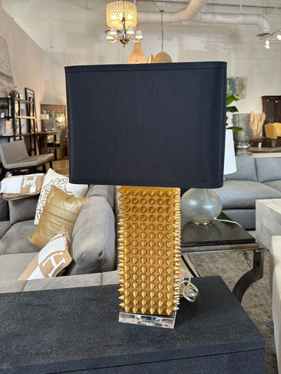 J Alexander Gold Spike Lamp