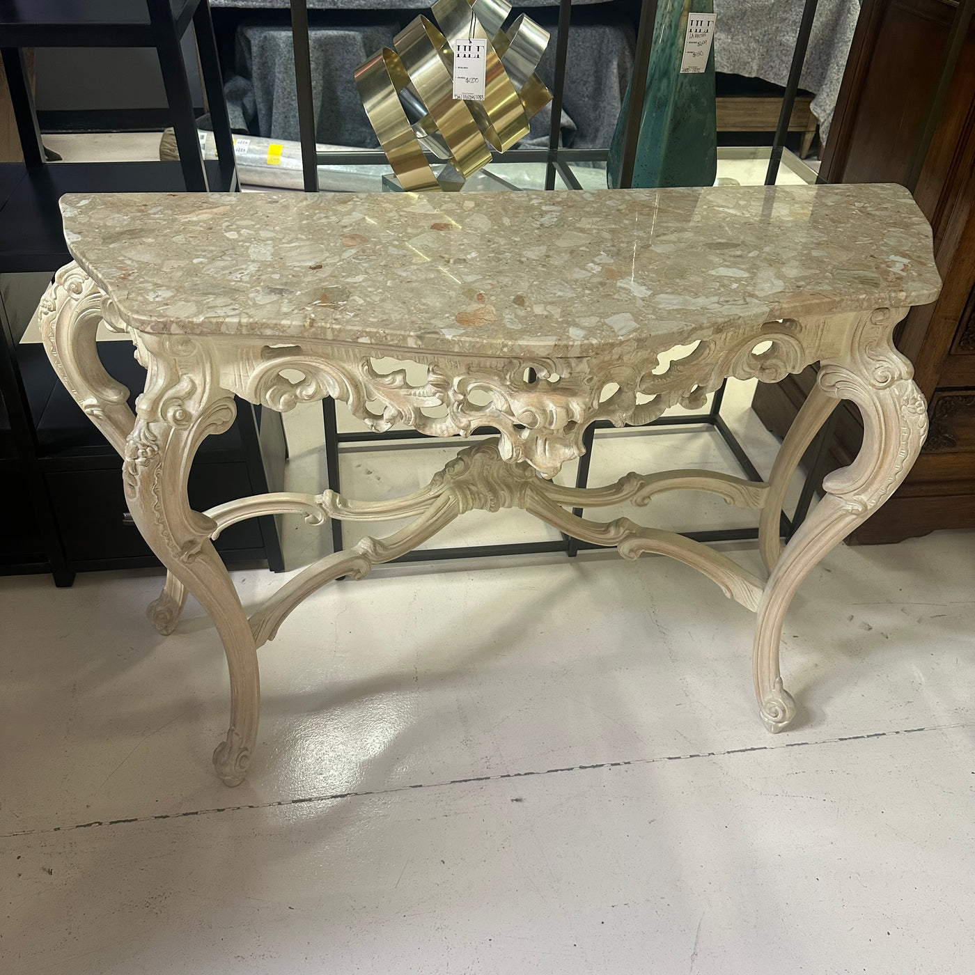 French Antique Louis XV Console