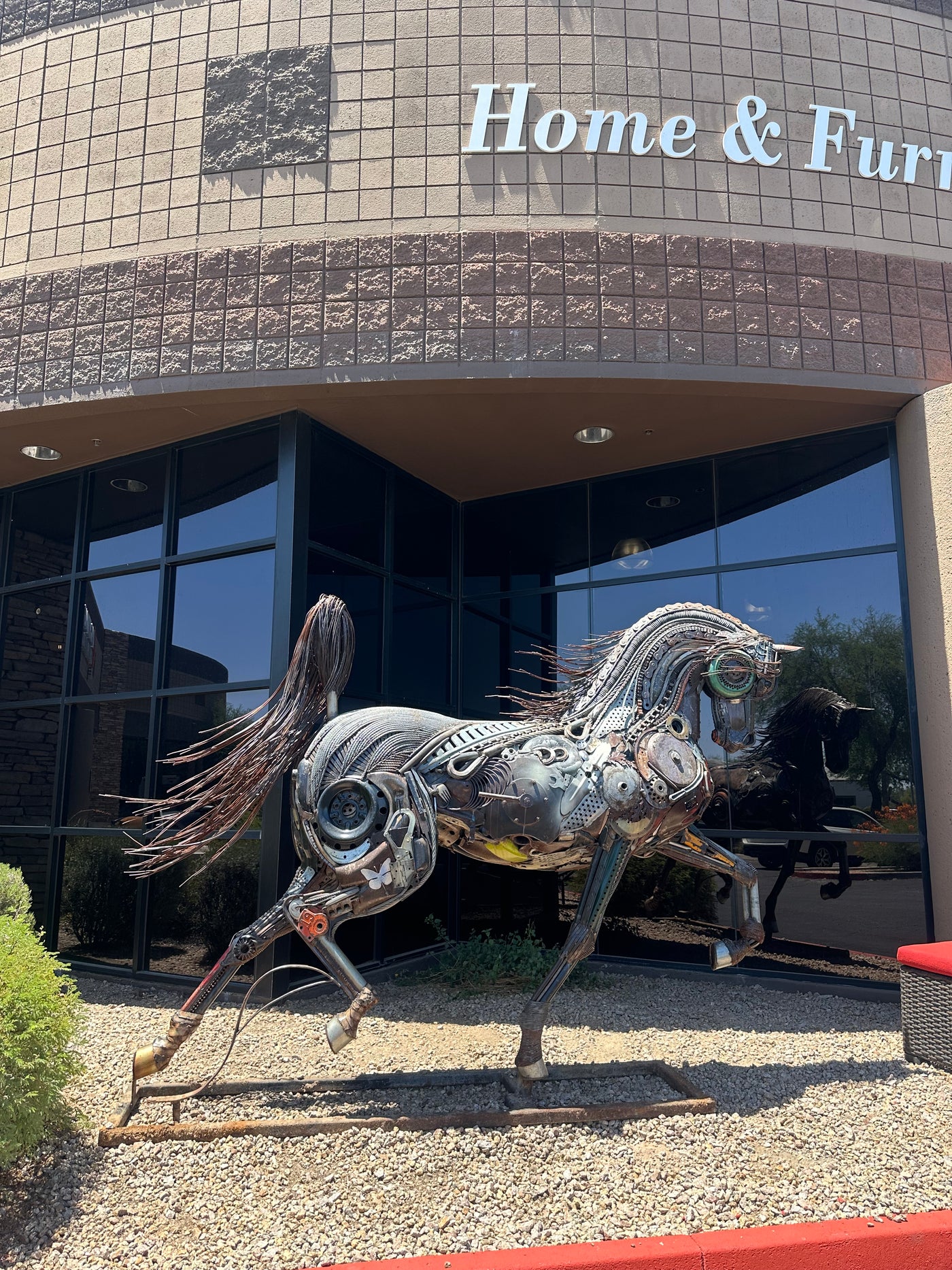 Innovation Sculpture Arabian Metal horse