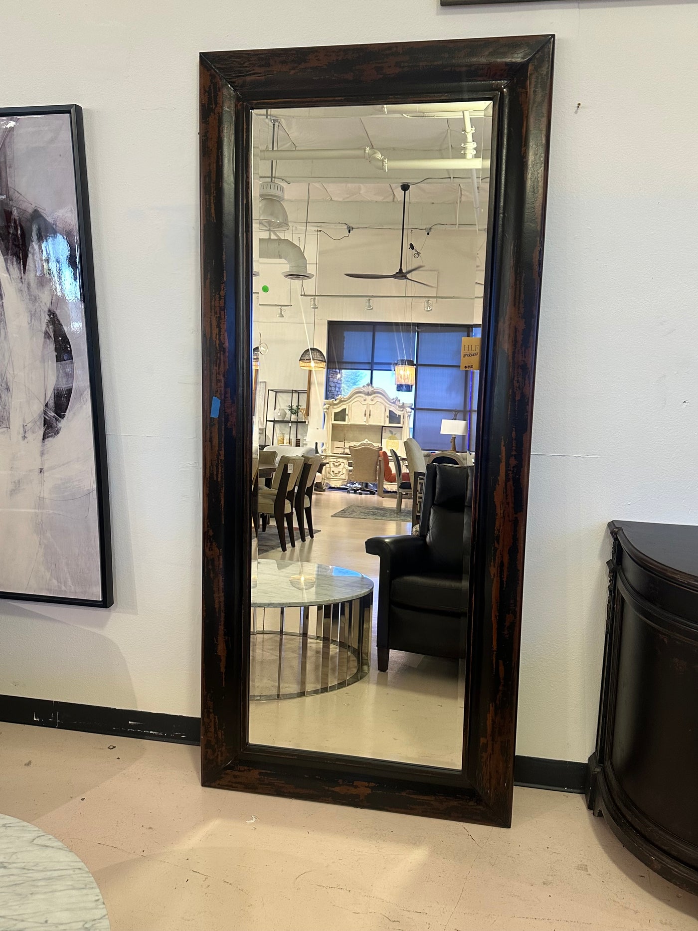 Uttermost Floor Wood Mirror