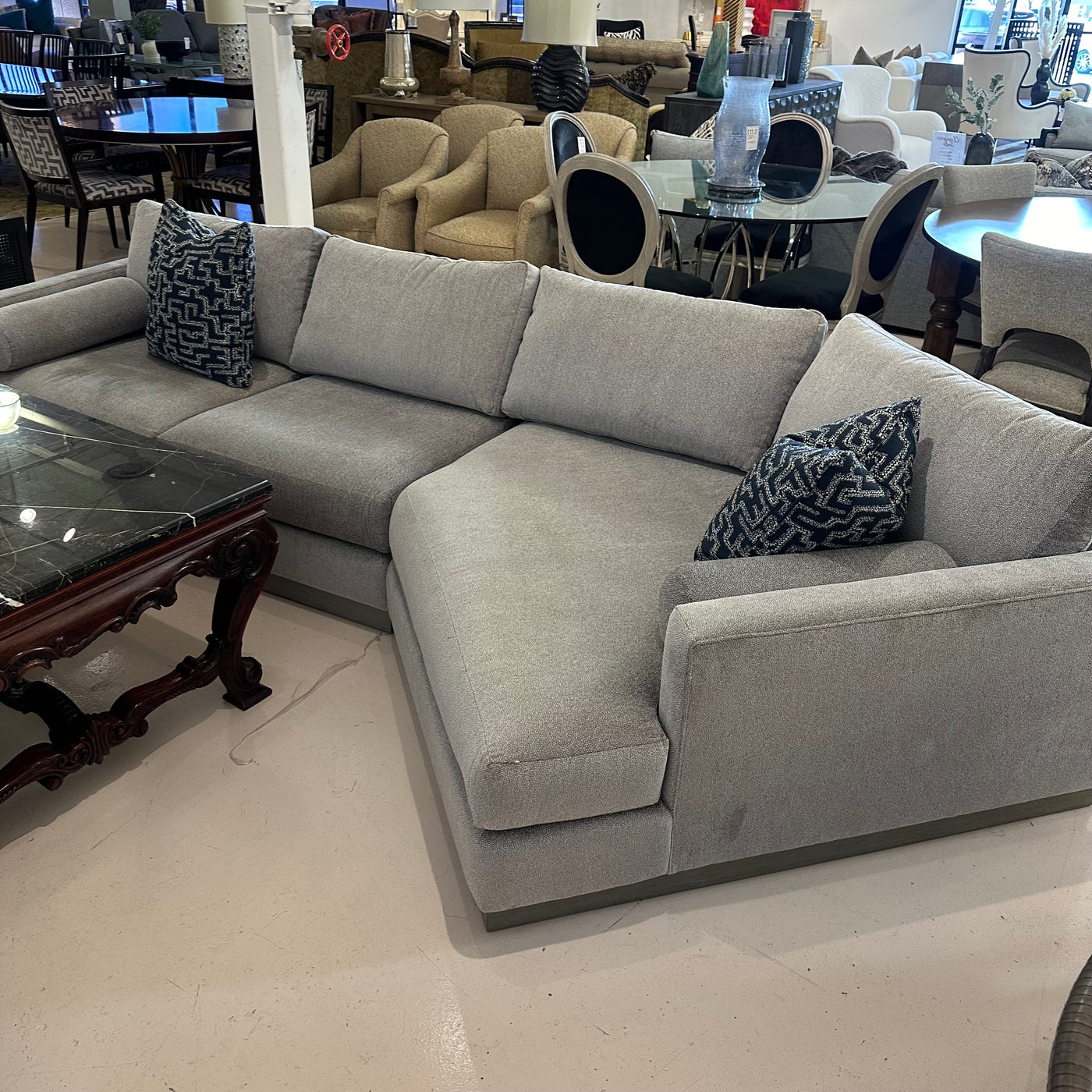 Lazar Langdon Cuddle Sofa Custom Upholstery