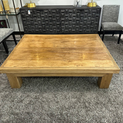 Oversized Wood Coffee Table
