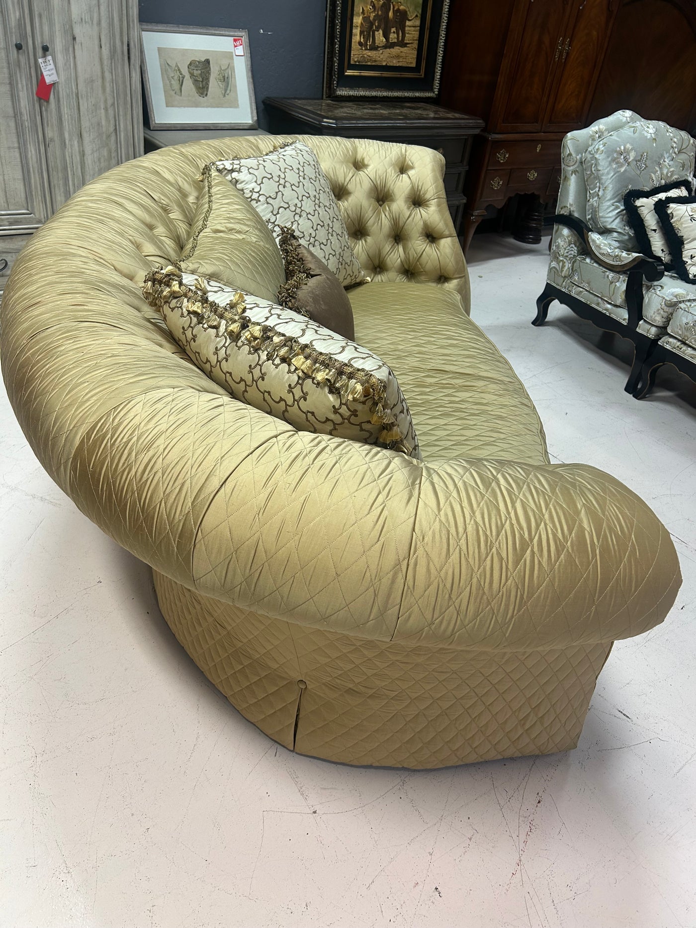 Custom Tufted Sofa