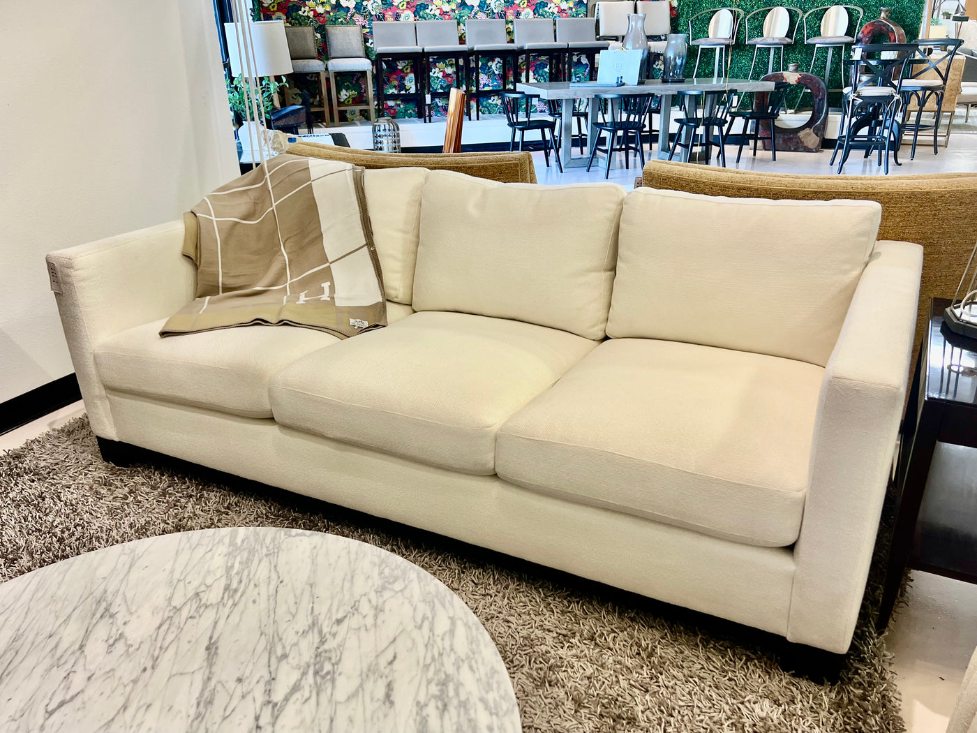 Contemporary White Bernhardt Sofa