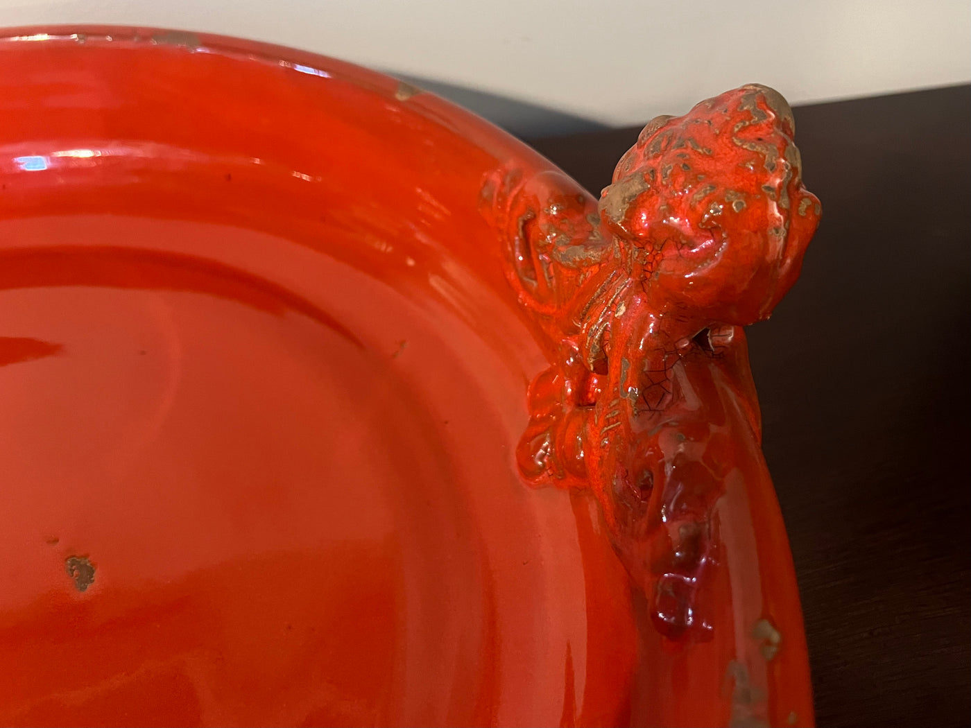 Red Fortunata Italian Ceramic Bowl