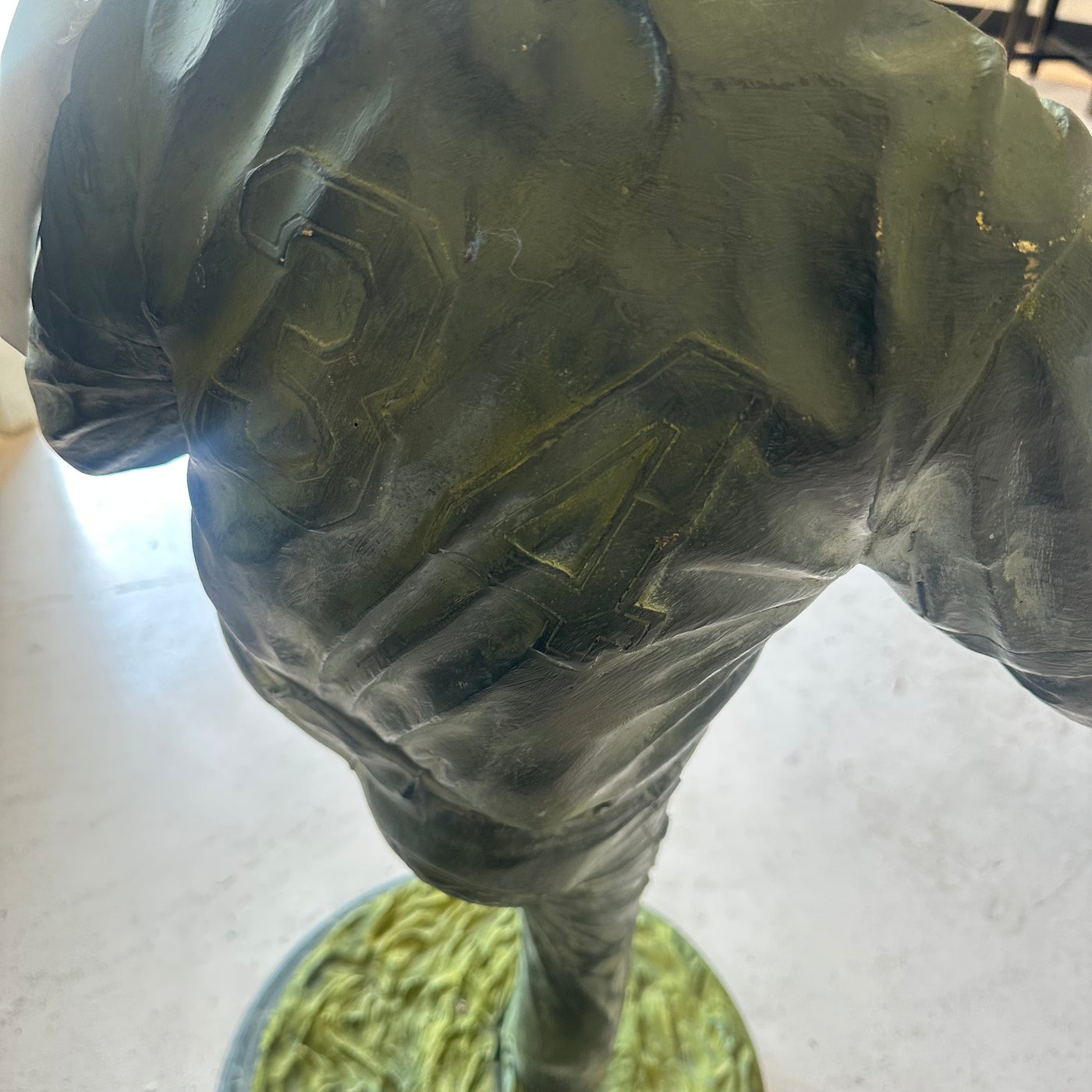 Jim Davidson bronze Pitcher Sculpture