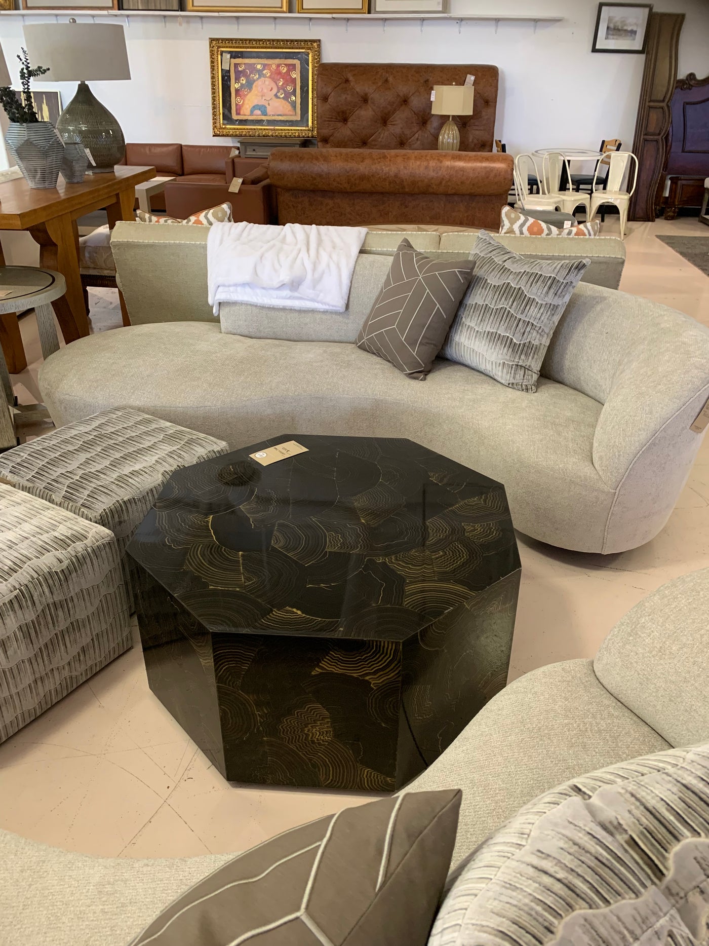 Hexagon Modern Coffee Table