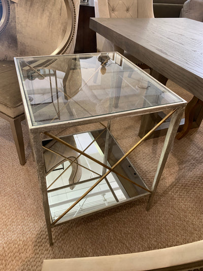 Glass End Table