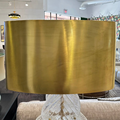 Global Views Murano Leaf Brass Table Lamp - 2 Available