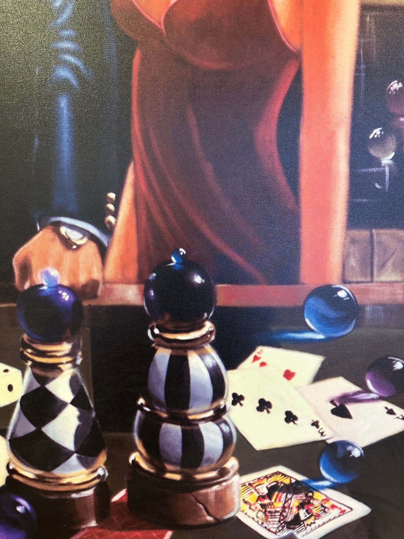 Victor Ostrovsky "End Game" Triptych Artwork