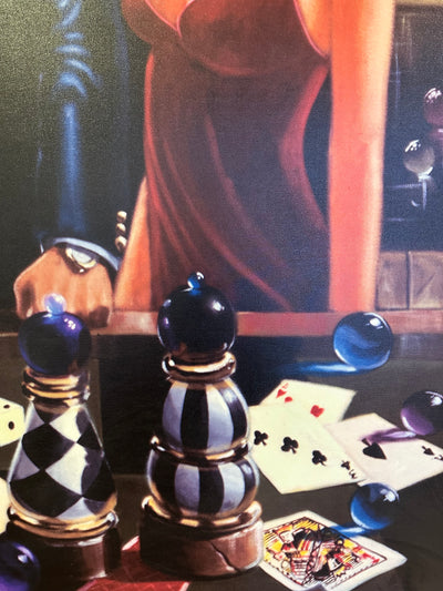 Victor Ostrovsky "End Game" Triptych Artwork