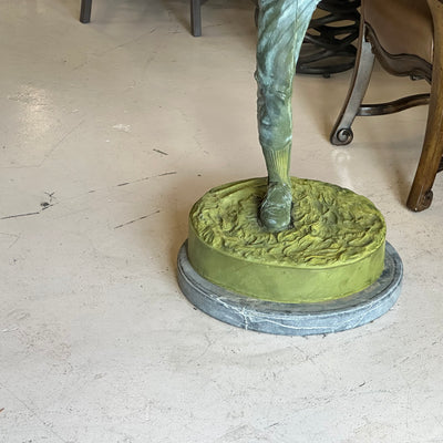 Jim Davidson bronze Pitcher Sculpture