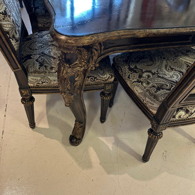 Marge Carson Trianon Court Dining Table & Chairs Set