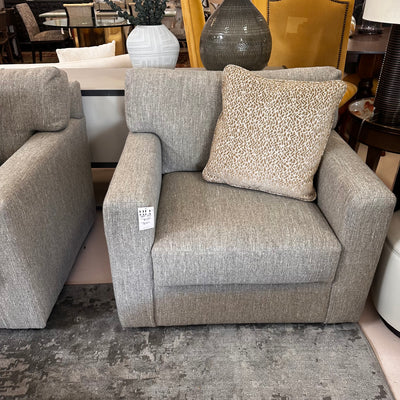 New Kravet Grey Custom Armchairs