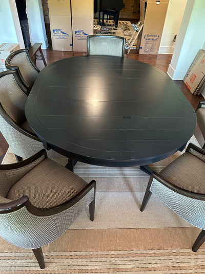 Canadel Black Dining Table & Chairs
