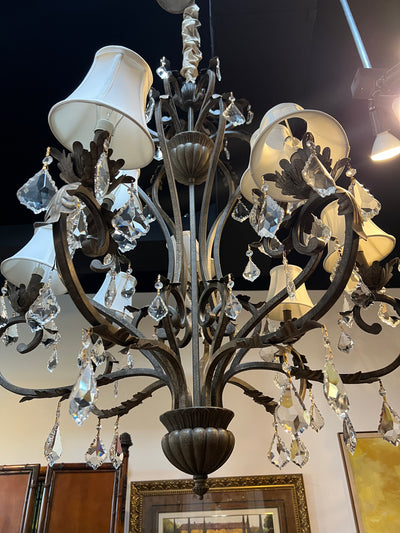 Traditional Iron 9 Light Chandelier