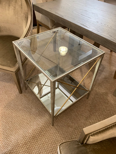 Glass End Table