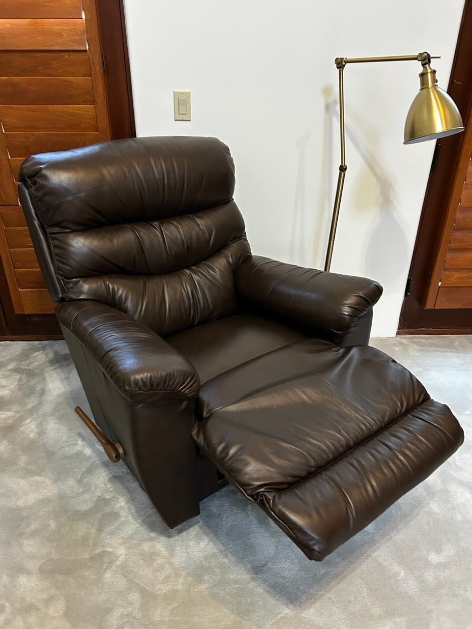 Lazy Boy Joshua rocking leather recliner
