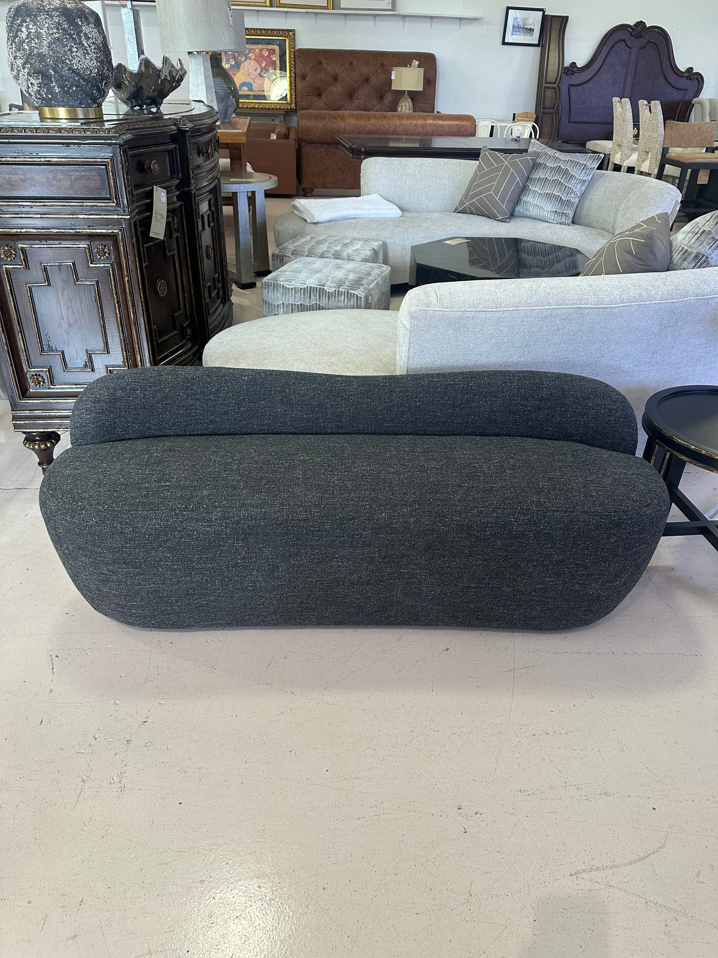 Cb2 Upholstered Orleans Bench