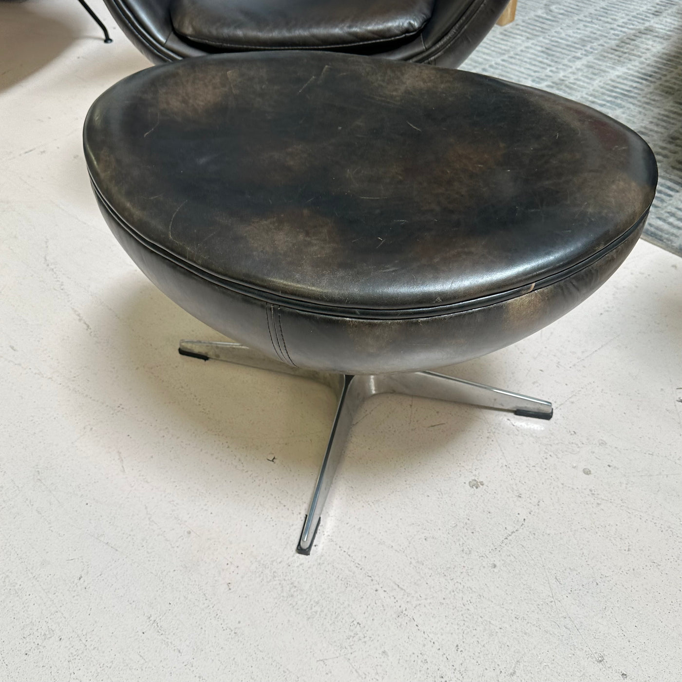 Restoration Hardware Copenhagen Chair and Ottoman