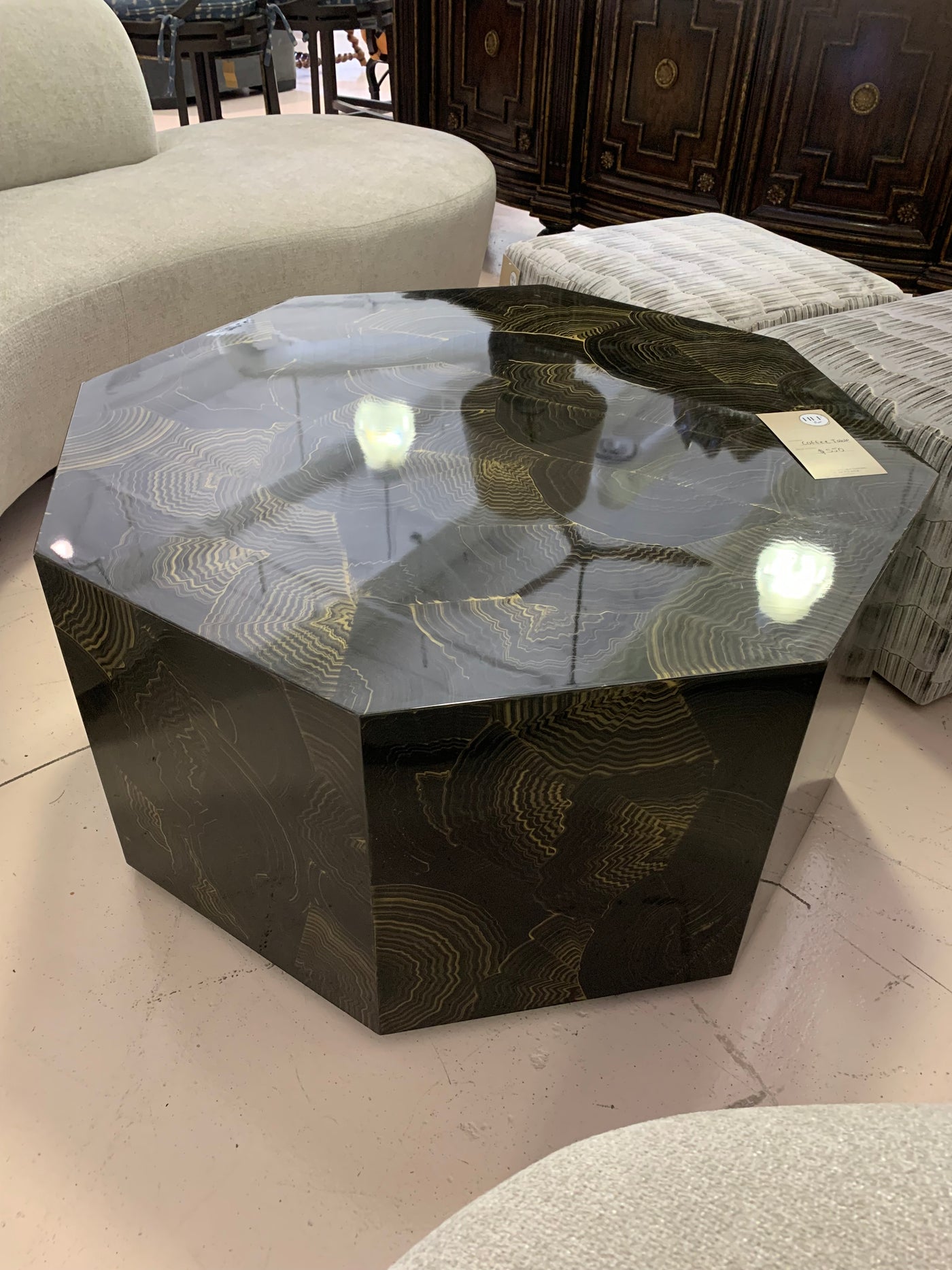 Hexagon Modern Coffee Table