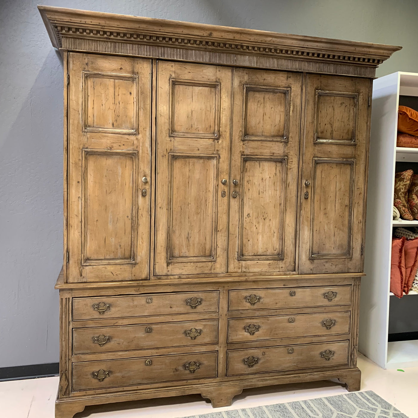 Georgian English antique cabinet